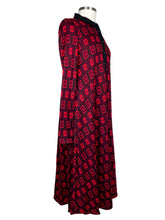 Load image into Gallery viewer, Alembika COLLAR SQUARE PRINT DRESS
