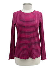 Load image into Gallery viewer, Fenini PLEAT LONG SLEEVE CREW TOP
