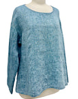 Flax LONG SLEEVE CREW PULLOVER - Originally $167