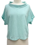 Cut Loose ROLL SLEEVE COWL TOP