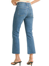 Load image into Gallery viewer, Just Black Denim PATCH POCKET CROP FLARE
