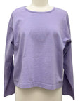 Pacific Cotton by Bryn Walker LONG SLEEVE CROP TEE - Originally $79