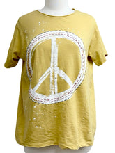 Load image into Gallery viewer, Caite SHORT SLEEVE PEACE TEE
