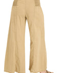 XCVI COTTON LINEN WIDE LEG PANT - ORIGINALLY $105