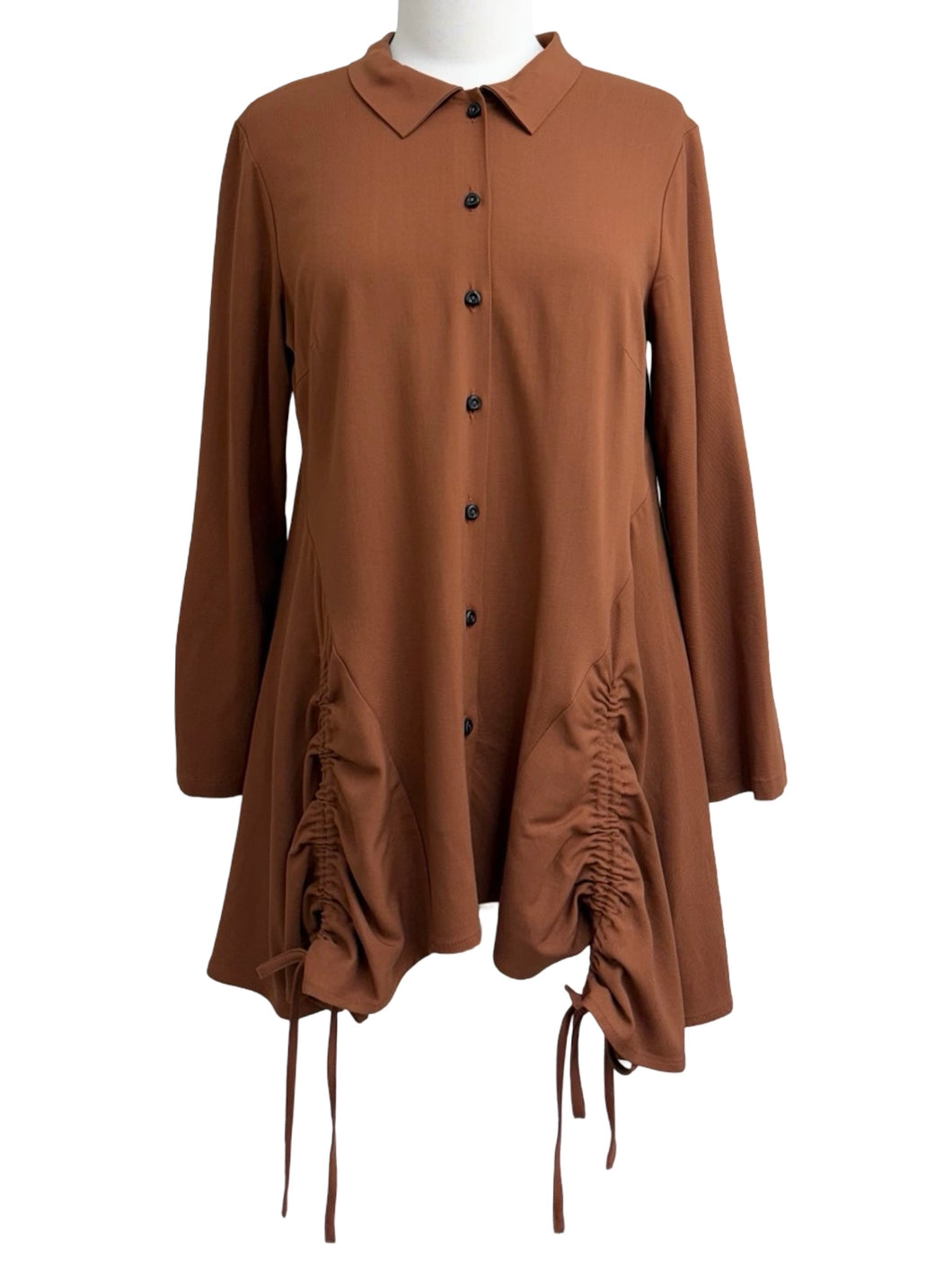 NIche TWILL GATHER BLOUSE