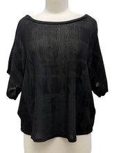 Load image into Gallery viewer, Cynthia Ashby MESH SHORT SLEEVE TEE ROSA
