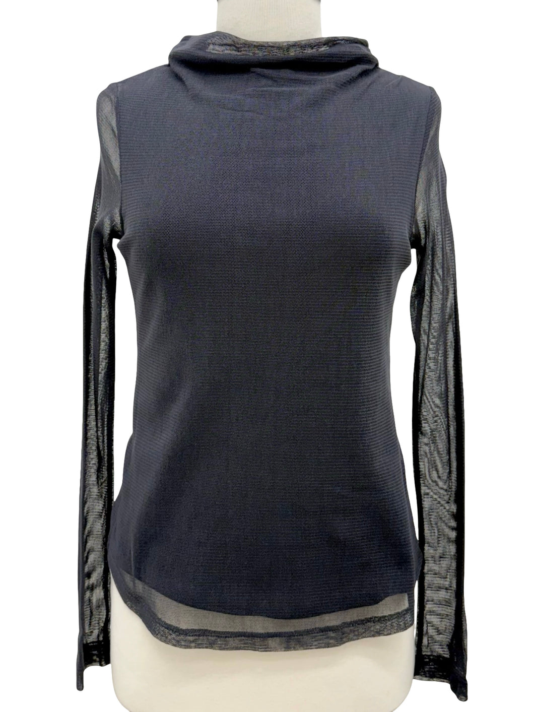 Porto MESH LONG SLEEVE TOP ROLO