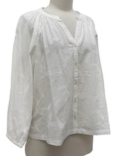 Load image into Gallery viewer, Habitat FLORAL EMBROIDERED ROMANCE SHIRT

