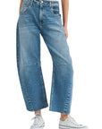 Just Black Denim BARREL JEAN WITH SEAMS - Originally $95 🔵