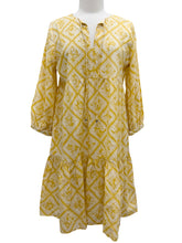 Load image into Gallery viewer, Foil LONG SLEEVE TIER DRESS
