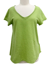 Load image into Gallery viewer, Cut Loose RAW EDGE V NECK TOP
