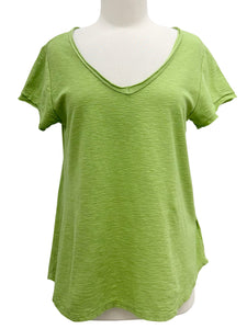 Cut Loose RAW EDGE V NECK TOP