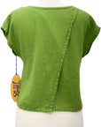 Oh My Gauze SHORT SLEEVE CROSSBACK TOP - Originally $59