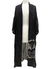 Load image into Gallery viewer, Alembika APPLIQUE CHIFFON LONG JACKET
