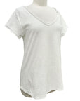 Cut Loose RAW EDGE V NECK TOP