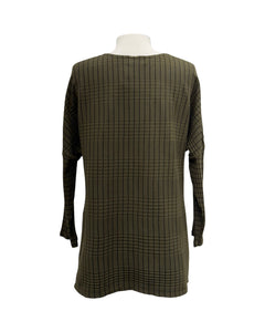 Fenini PINSTRIPE PLEAT SWING TUNIC