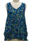 Olivia by Habitat BIAS CUT TANK - Originally $109 🔵