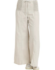 XCVI COTTON LINEN WIDE LEG PANT - ORIGINALLY $105