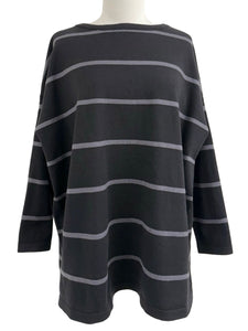 Amazing LONG SLEEVE STRIPE PULLOVER SWEATER