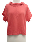 Cut Loose ROLL SLEEVE COWL TOP