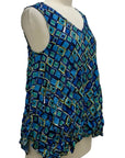 Olivia by Habitat BIAS CUT TANK - Originally $109 🔵