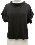 Cut Loose ROLL SLEEVE COWL TOP