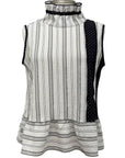 Moonlight MOCK NECK PEPLUM TANK - Originally $169 🔵