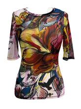 Load image into Gallery viewer, APNY FLORAL PRINT MESH TOP
