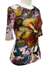 Load image into Gallery viewer, APNY FLORAL PRINT MESH TOP
