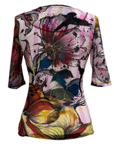 Load image into Gallery viewer, APNY FLORAL PRINT MESH TOP
