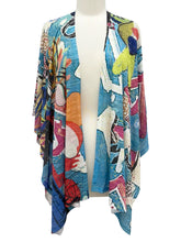 Load image into Gallery viewer, Inoah PONCHO BERRY MIX TOP
