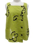 Olivia by Habitat SLEEVELESS PRINT BUTTON BLOUSE - ORIGINALLY $109