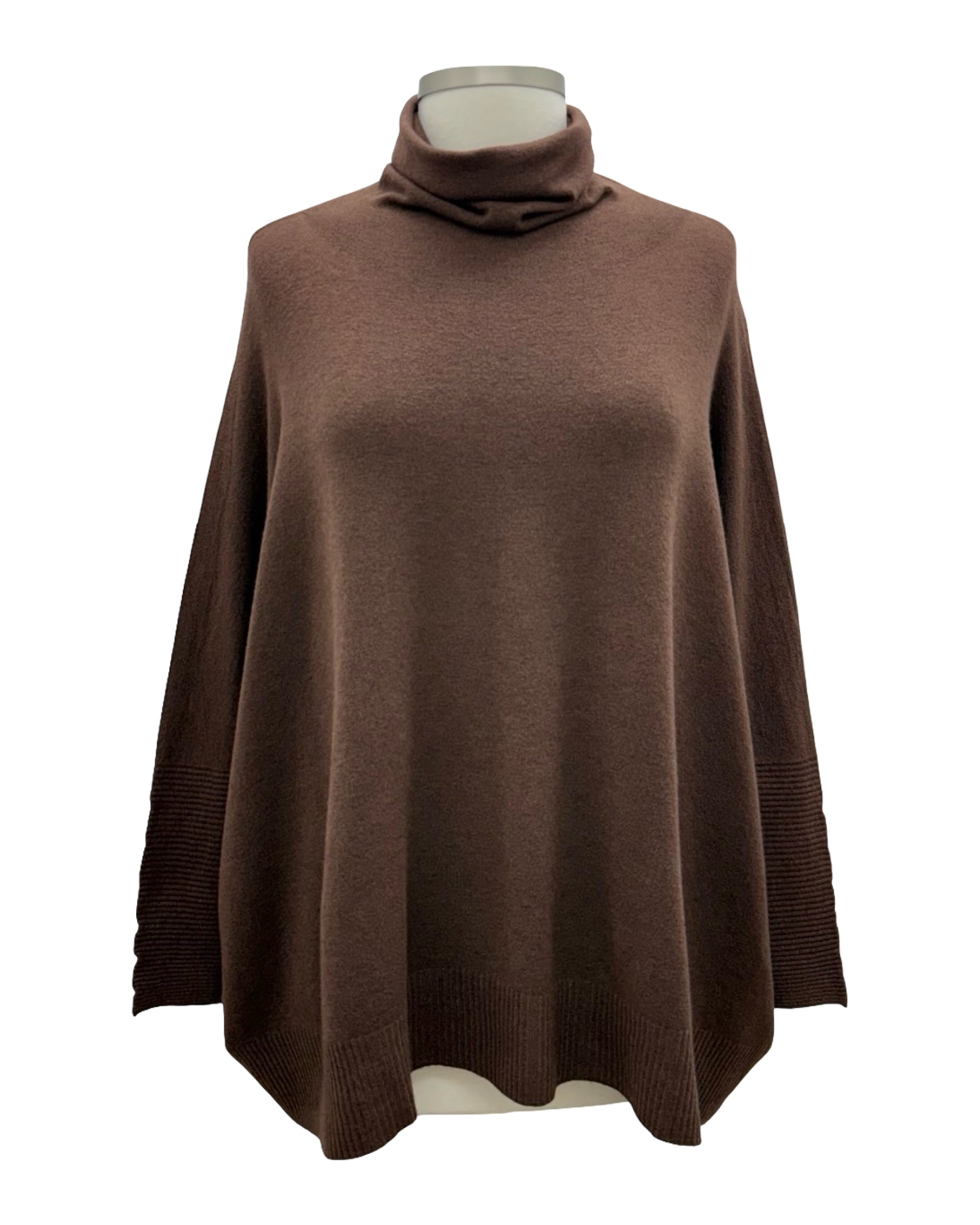 Amazing RIB SLEEVE MOCK SWEATER