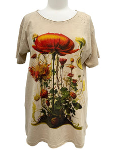 Jaded Gypsy MOON DANCE TEE FLORAL