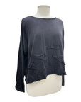 Krista Larson LONG SLEEVE CROP AUTUMN TEE