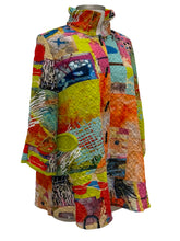 Load image into Gallery viewer, Moonlight WIRE COLLAR PRINT BLOUSE
