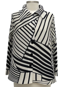 Vanité STRIPE PLEAT BLOUSE