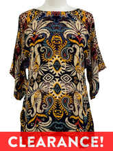 Load image into Gallery viewer, Shana SHORT SLEEVE PRINT BLOUSE - Originally $99
