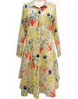Tulip LONG SLEEVE TIE PERRIN DRESS - ORIGINALLY $135 🔵