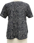 Tulip SHORT SLEEVE SIDE RUSCH TOP - Originally $99