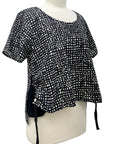Tulip SHORT SLEEVE SIDE RUSCH TOP - Originally $99
