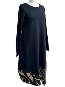 Alembika MIX MEDIA DRESS LONG SLEEVES