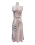 IVKO FLORAL SLEEVELESS DRESS