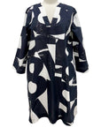 Andrew Geer 3/4 SLEEVE KAFTAN DRESS - Originally $112