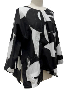 Andrea Geer LONG ASYMMETRICAL BLOUSE