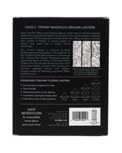 Load image into Gallery viewer, Modgy ORIGAMI LANTERN LOUIS C. TIFFANY MAGNOLIA WINDOW
