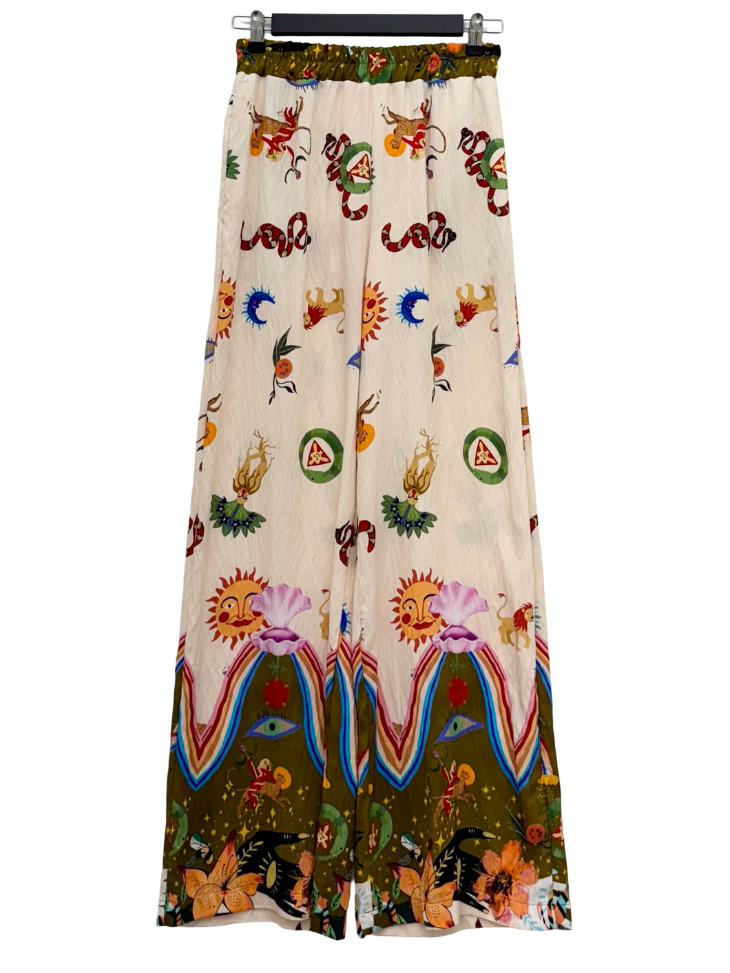 Scandal Italy WIDE LEG PRINT PANT