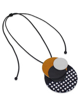 Load image into Gallery viewer, Sylca LEATHER CIRCLE NECKLACE

