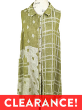 Load image into Gallery viewer, Chalet LINEN SLEEVELESS TUNIC BLOUSE - Originally $199
