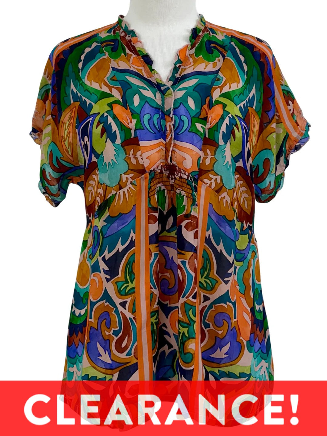 Johnny Was PAISLEY BLOUSE GALAVANT - Originally $198